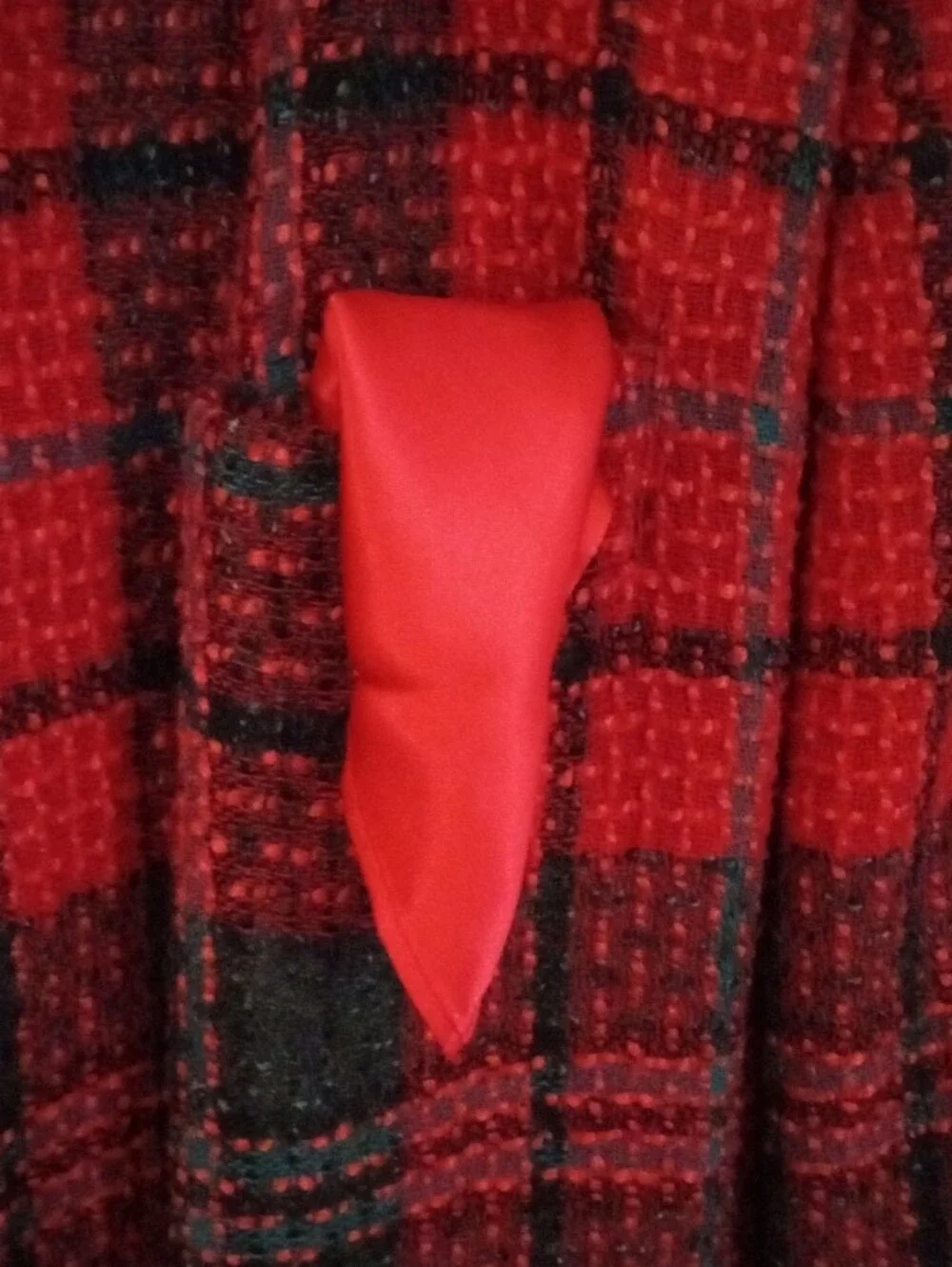 VTG John Meyer of Norwich Red Black Plaid 100% Wool Jacket & Skirt Set Plus 20W